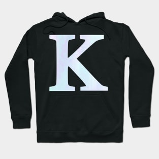 The Letter K Cool Colors Design Hoodie